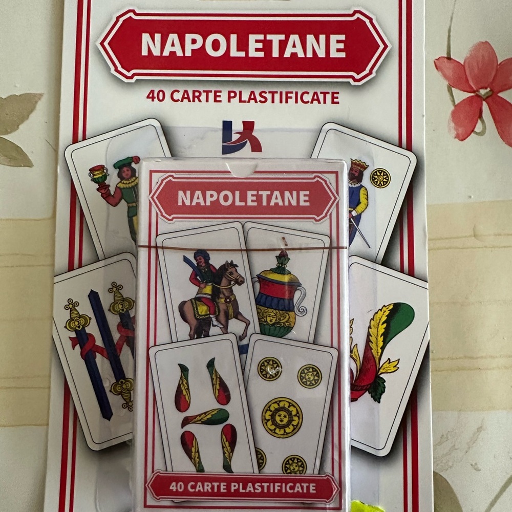 Napoletane playing cards - Plastified Playing Cards - Briscola Scopa -